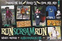 2017 Run Scream Run 10K 2017 Run Scream Run 10K at Wiards Orchard south of Ann Arbor.